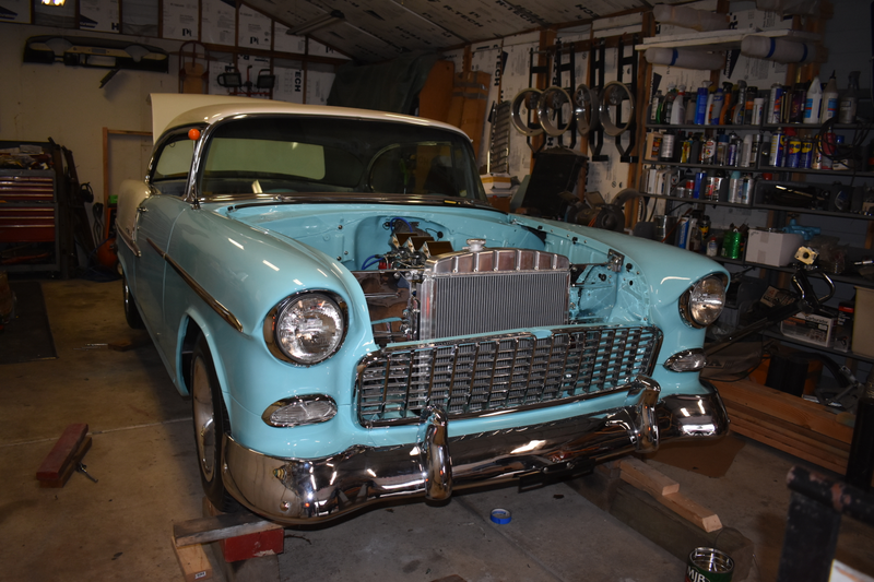 Illustration for article titled 1955 Chevy Bel Air Project Update - Adding the Shiny Stuff